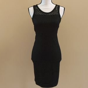 NWOT Rachel Roy Black Zipper Back Sheath Dress XS